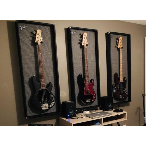 Customer image:<br/>"I wanted some cool frames to hang my basses. The cloth is perfect! "