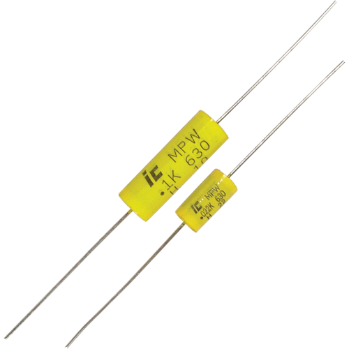 Capacitor - 630V, Polypropylene, axial leads image 1