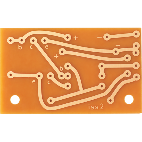 PCB - Vintage Style Circuit Board, Iss. 2 Fuzz, Phenolic Board image 1