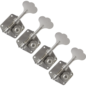 Tuners - Gotoh, GB640, for Pre-CBS Fender Bass, nickel, 4-in-a-line