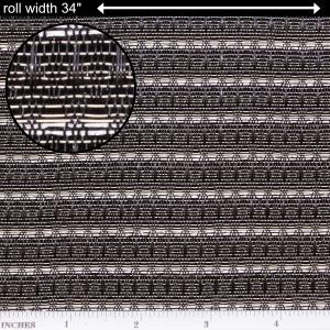 Grill Cloth - Ampeg, Black / Silver, 34" Wide