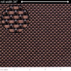 Grill Cloth - Brown Basket, 34" Wide
