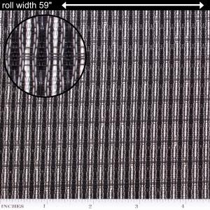 Grill Cloth - Black / Silver, 59" Wide